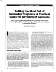 Getting the Most Out of Internship Programs: A Practical Guide for Government Agencies