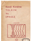 Kendi Kendine Telkin ve İpnoz