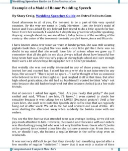 Father Of The Bride Wedding Speeches Templates