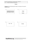 Activation and Motivation Teacher Example Chart