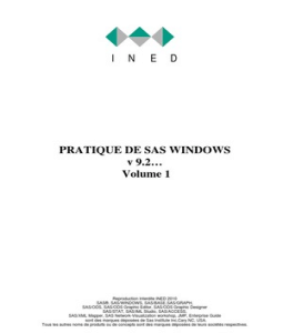 Logiciel SAS 9.2 Windows Vol1 A...