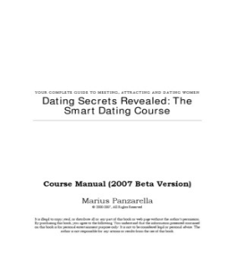 Marius Panzarella - The Smart Dating System 2007 Edition