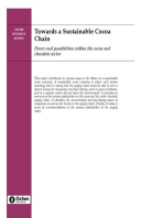 Towards a Sustainable Cocoa Chain: Power and possibilities within the cocoa and chocolate sector