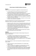 Oxfam Analysis of the Bali Conference Outcomes