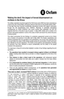 Waking the Devil: The impact of forced disarmament on civilians in the Kivus
