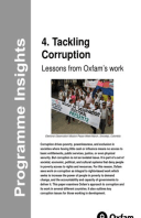 Tackling Corruption: Lessons from Oxfam's work