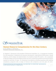 Human Resource Competencies for the New Century