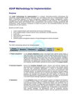 Project on ASAP Implementation of Reliance Global Service