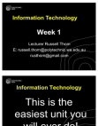 Week 1