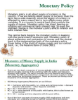 monetary policy
