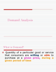 Demand and Supply