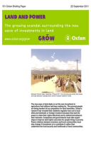 Land and Power: The growing scandal surrounding the new wave of investments in land