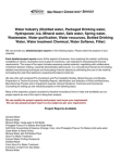 mineral water project report