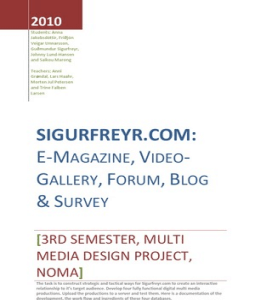 Logo Design Questionnaire  on Sigurfreyr Com  Net Magazine  Viedo Gallery  Blog  Forum   Survey