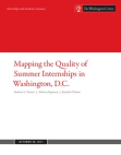 Mapping the Quality of Summer Internships in Washington, D.C.
