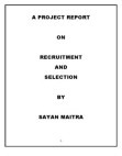 Recruitment & Selection