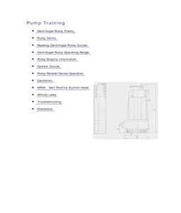 centrifugal pump  theory