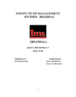 study on tractor industry in India
