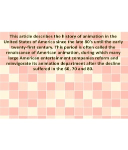 Modern American Animation Modern American Animation