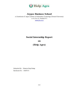 Acknowledgement for Internship Report Acknowledgement for Internship Report