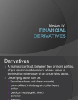 financial derivativez