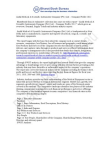 Jindal Medical & Scientific Instruments Company (Pvt.) Ltd. - Company Profile 2012