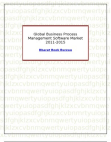 Global Business Process Management Software Market 2011-2015
