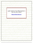 Light Vehicle Tire Aftermarket in the US 2011-2015