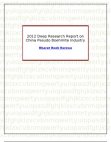 2012 Deep Research Report on China Pseudo Boehmite Industry