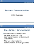 communication