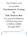 Psychometric Testing Professional