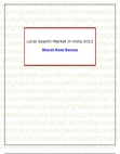 Local Search Market in India 2012