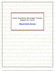 India Quarterly Beverage Tracker Report Q1 2012